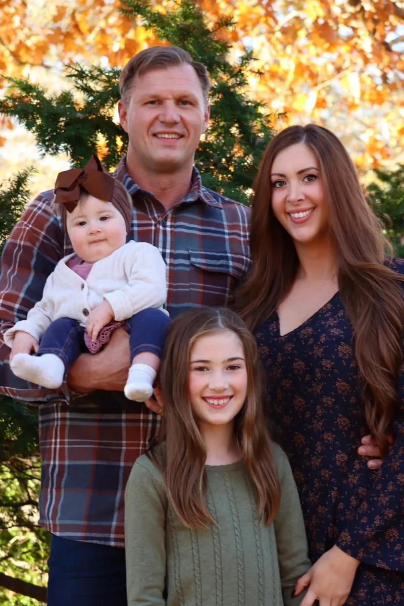 Tim Shepard with his family